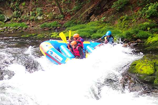 ラフティングin空知川