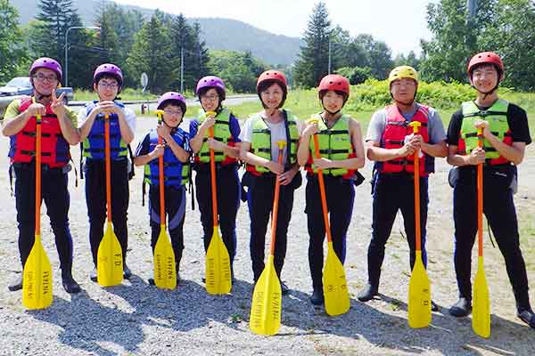ラフティングin空知川