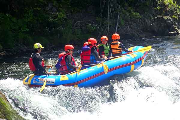 ラフティングin空知川