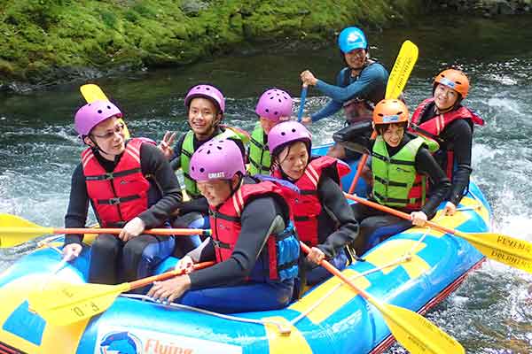 ラフティングin空知川
