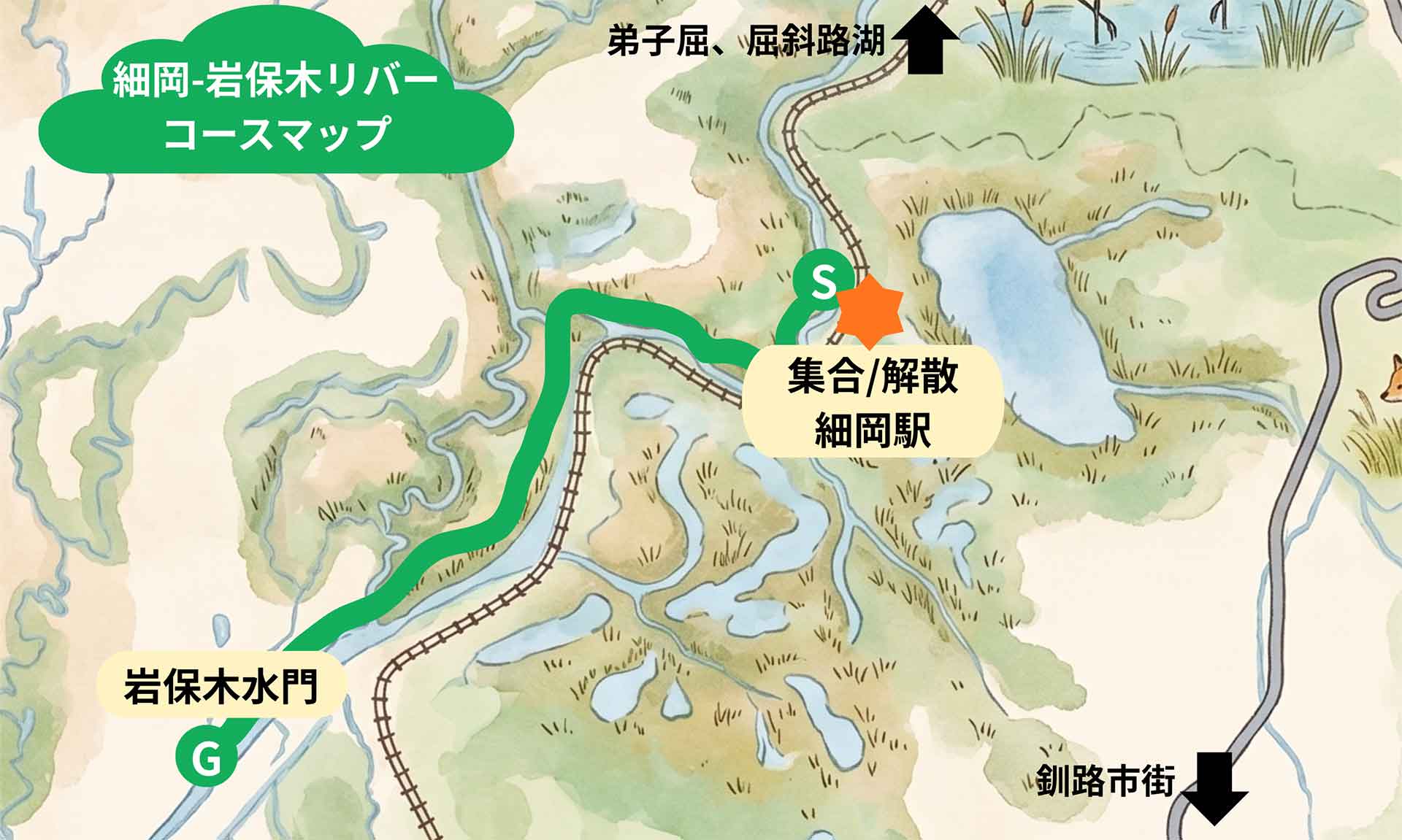 岩保木リバーカヌーマップ