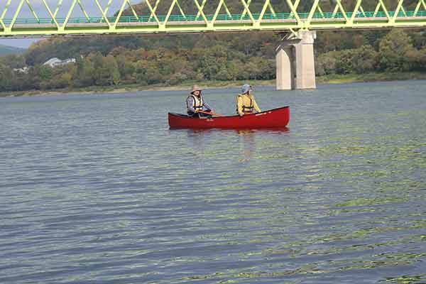 カナディアンカヌーinかなやま湖