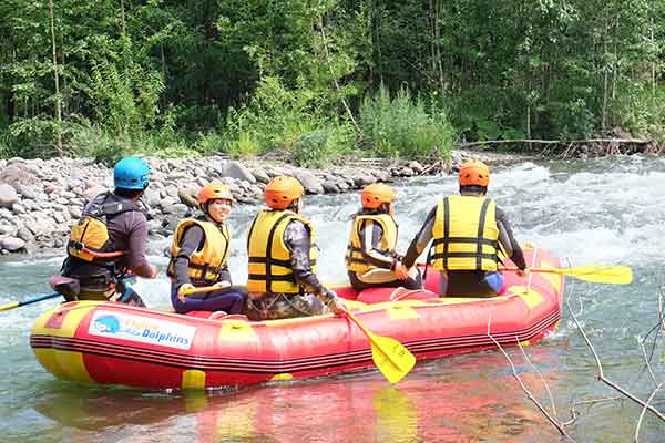ラフティングin忠別川