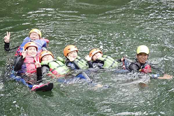 ファミリーラフティングin空知川