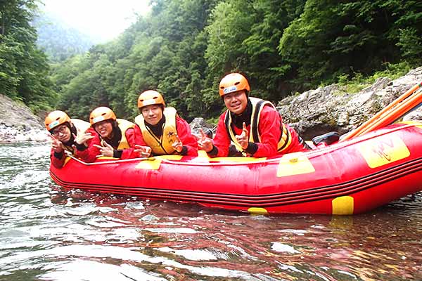 ラフティングin鵡川