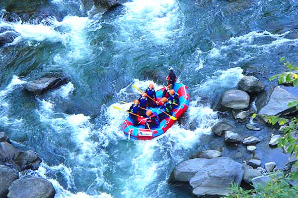 ラフティングin鵡川