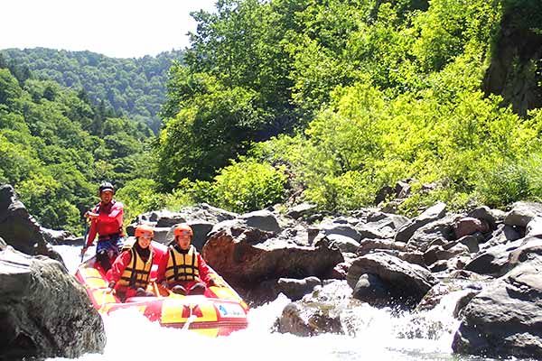 ラフティングin鵡川
