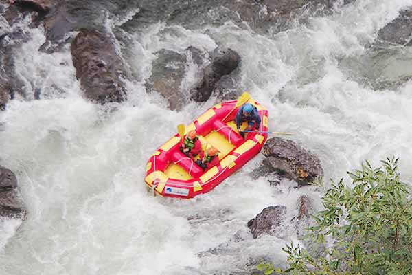 ラフティングin鵡川